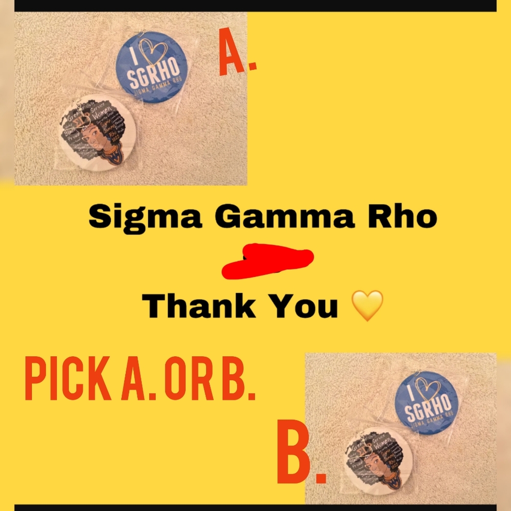 Sigma Gamma RHO earrings